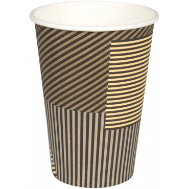Abena GASTRO Lines kahvikuppi 20/22 cl Ø7 cm pahvi ruskea (100) | Porin Konttorikone Oy
