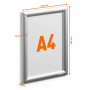 Durable Snap Frame alumiinikehys A4 outdoor | Porin Konttorikone Oy
