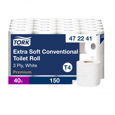 Tork Extra Soft WC-paperi valkoinen (40) | Porin Konttorikone Oy