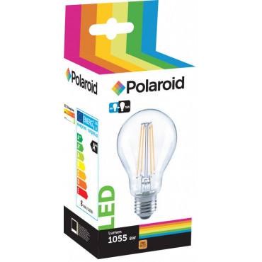 Polaroid LED filament kupu 8W E27 | Porin Konttorikone Oy