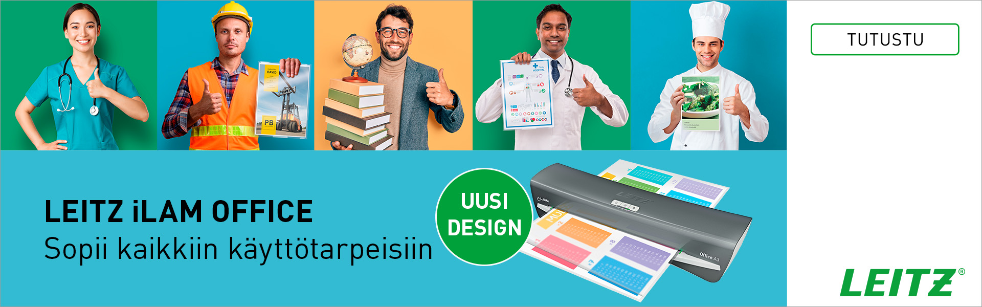 Leitz uusi design heinäkuu-elokuu